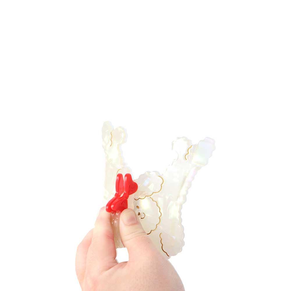 Poodle Dog Acetate Hair Clips Women Hairgrips Korean Shark Clip Ponytail Holder Animal Hair Claws