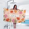 1Pc Mother'S Day Flowers Print Towel Sports Quick-Drying Super Absorbent Camping Towel Lightweight Gym Swimming Yoga Beach Towel