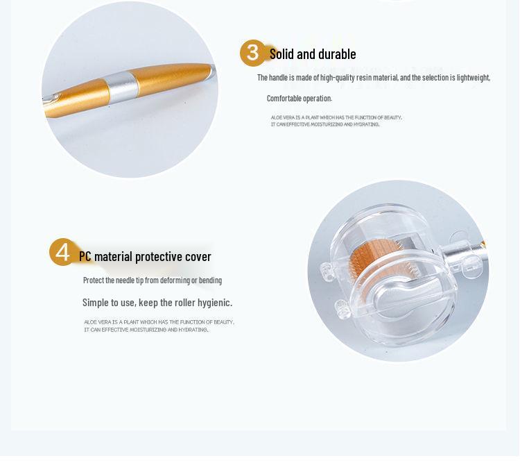 ZGTS192 Titanium Microneedle Derma Roller for Beauty Salon & Home Use