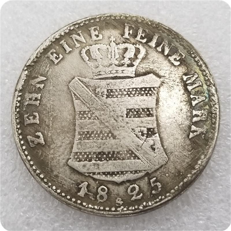 

Немецкие памятные коллекционные сувениры 1825 года, серебряные монеты разноцветный