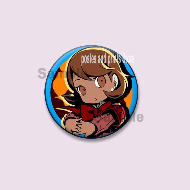 Spiel P-Persona 5 Runde Anstecker Ann Takamaki Ren Amamiya Knopfleisten Tasche Kleidung Dekorationen Brosche Sammlerstücke Schmuck Geschenke