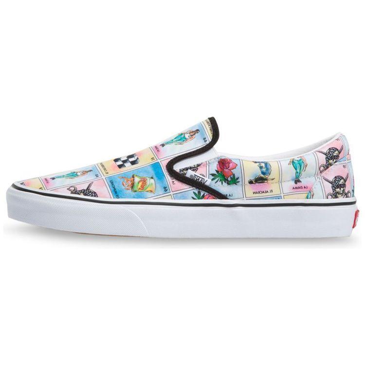 

Классические слипоны Los Vans унисекс Разноцветные Настоящие Белые VN0A4U38WN1