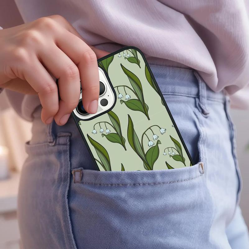 Lily of the Valley Flower Phone Case For iPhone 17 Air 15 16e 14 13 Pro Max Coque 12 11 Pro Max PLUS Cover