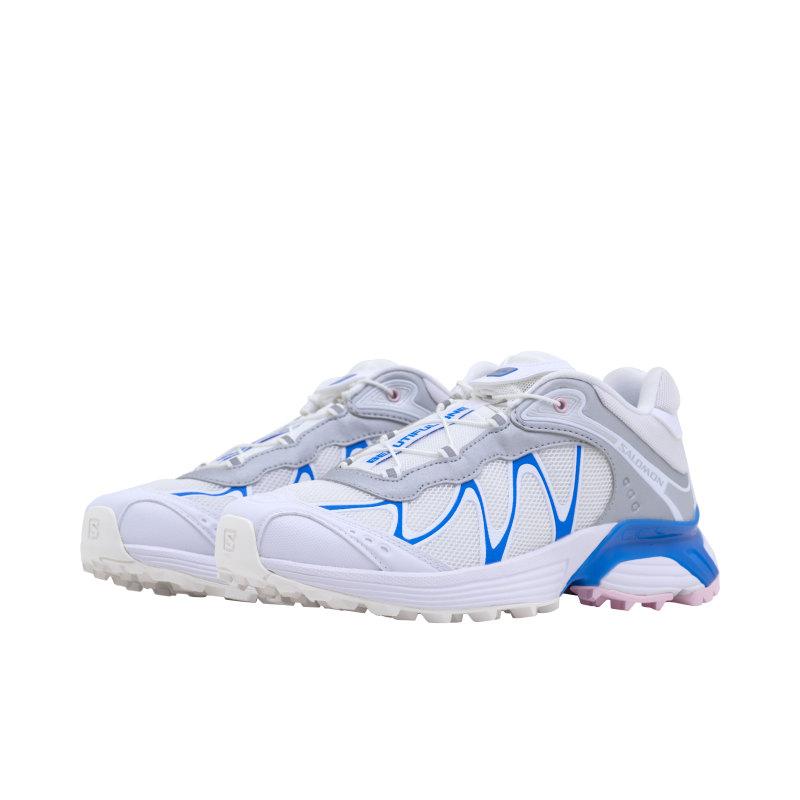 SALOMON XT WHISPER Cushioning Coverage Support Low Top Running Shoes Unisex White Blue Sneakers 479821