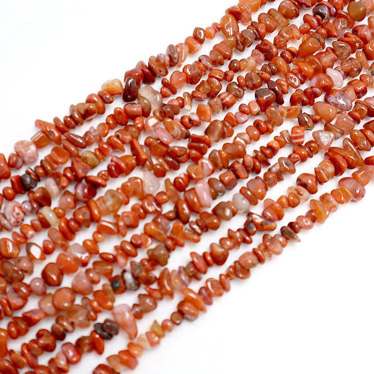 80cm Natürliche Amethyst Splitterkette - Poliert, Unregelmäßige Streifen für DIY Schmuck & Armbänder