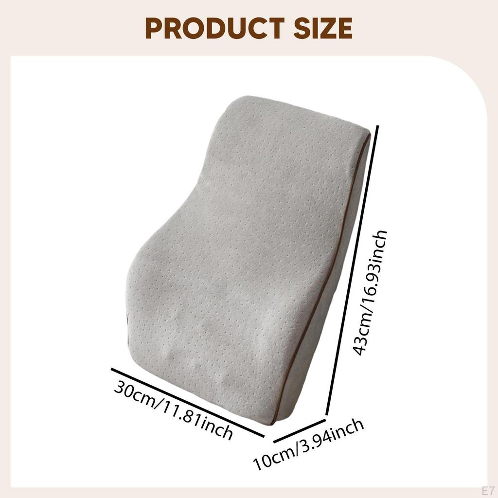 Support Pillow Back Cushion Rest with Adjustable Straps for Working