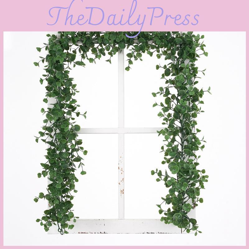 Grüne künstliche Rattan-Wanddeko für drinnen zu Hause und Requisiten-Fotografie