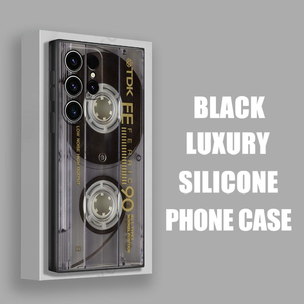 Cassette Music Tapes Circuit Board Camera S25Ultra Case For Samsung Galaxy S25 S24 S23 S20 S21 FE S22 Ultra S10 Plus Phone Cover