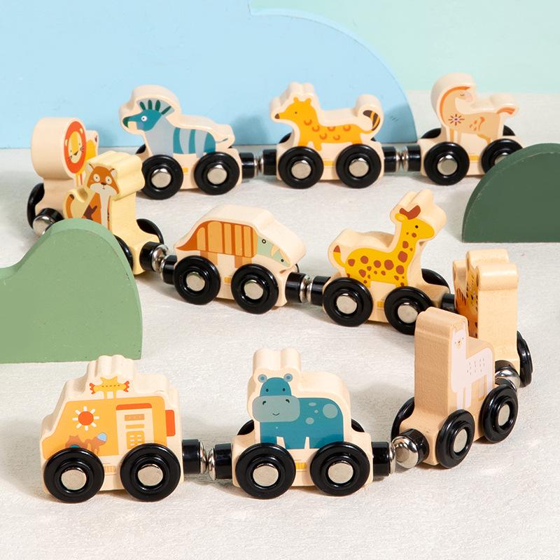 Magnetic Number Train Educational Toy for Ages 3-6: Early Learning Puzzle Blocks