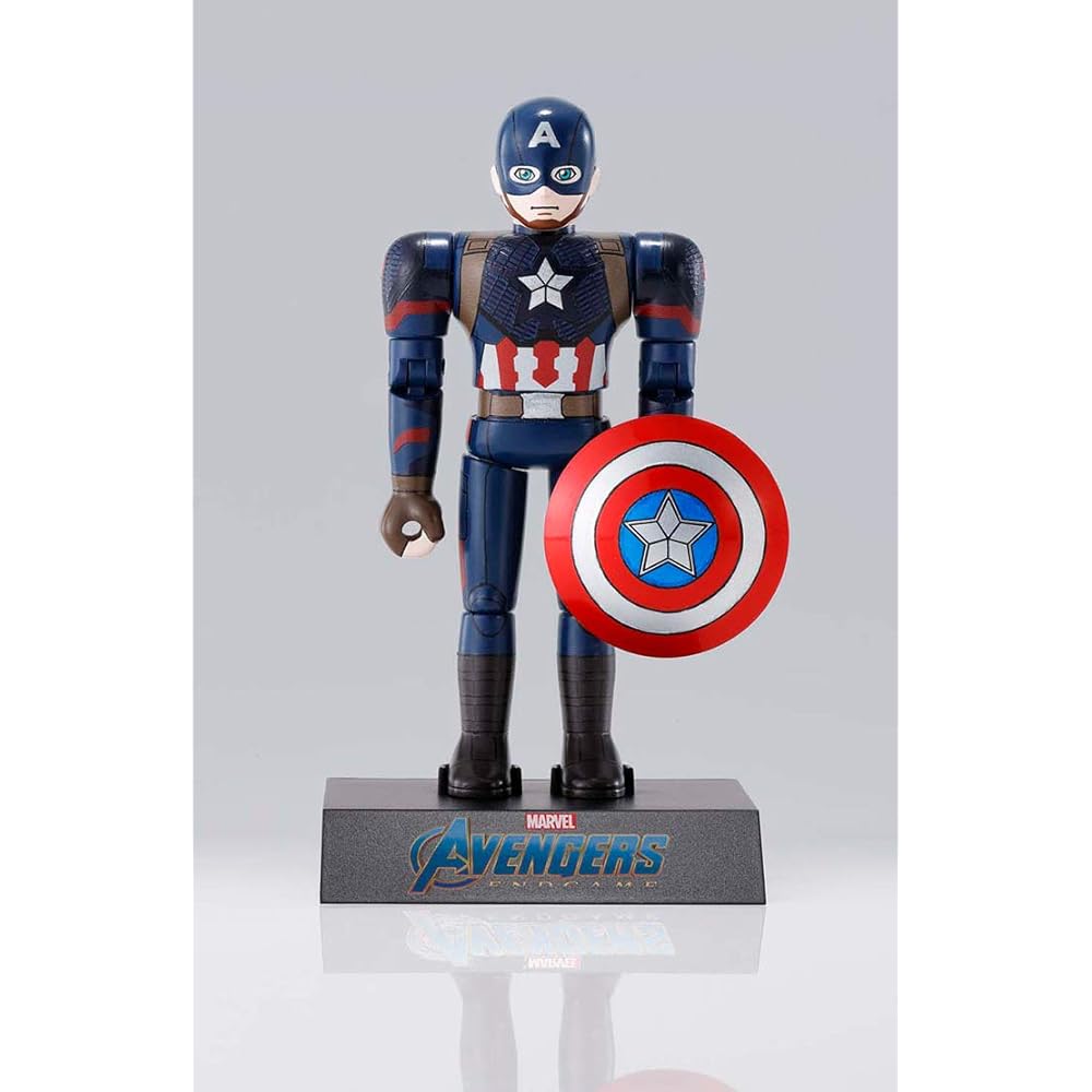 TAMASHII NATIONS Avengers Captain America 100mm Diecast ABS Painted Action Figure