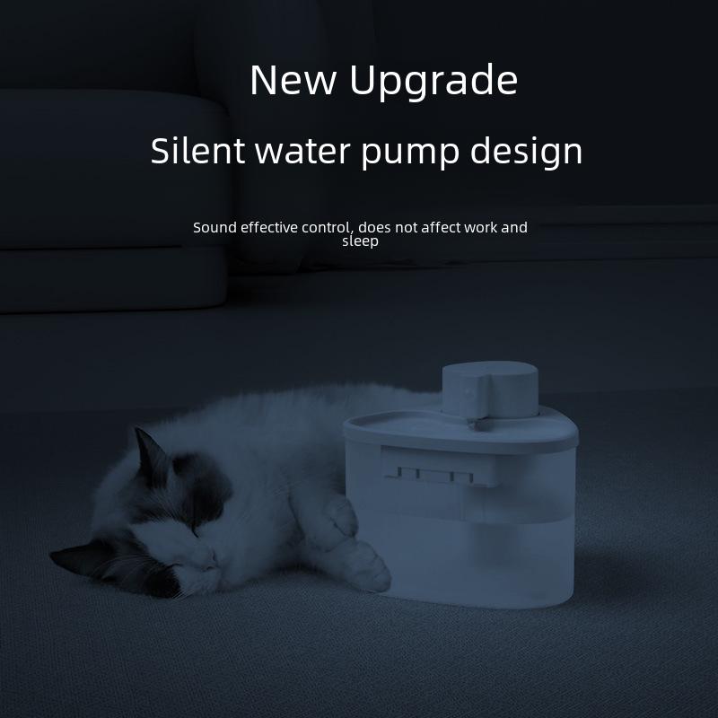 Smart Cordless Cat Water Fountain with Large Capacity and Automatic Circulation