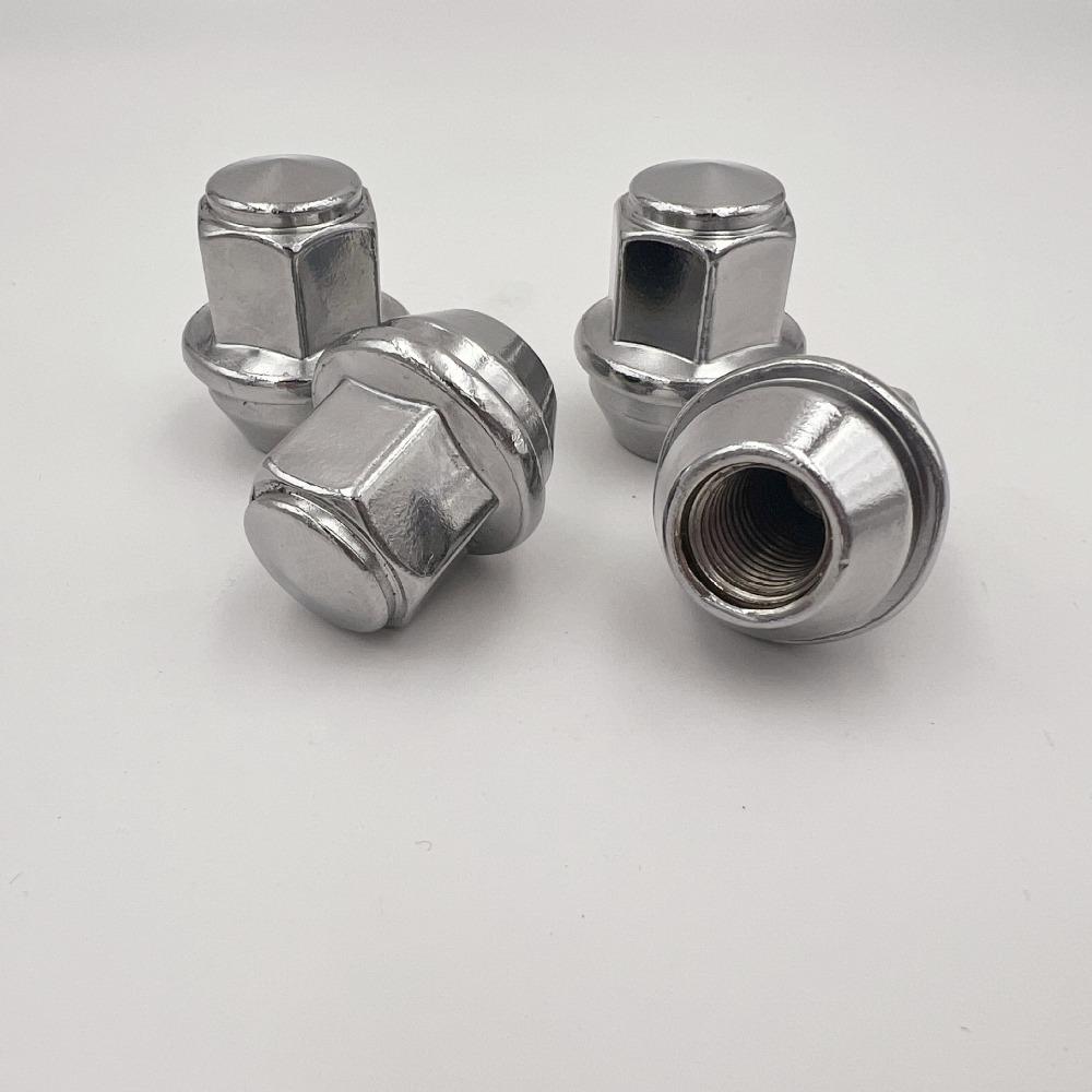 For Ford Focus Not Easy To Rust Car Accessories Chrome Wheel Lug Nuts Tapered Seat Hex Bolt