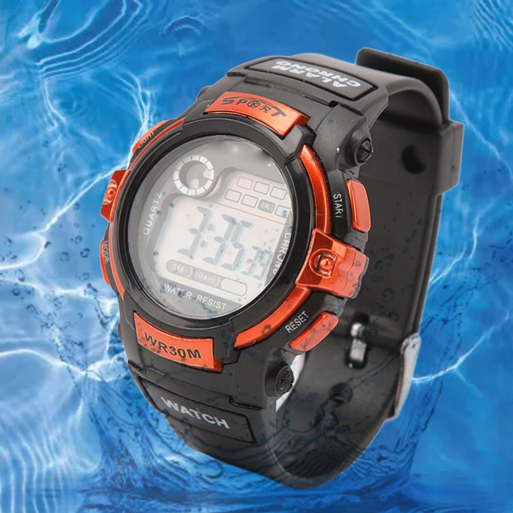 Sports Watch Digital LCD Electronic Watch Luminous Men Watch for Outdoor Activities
