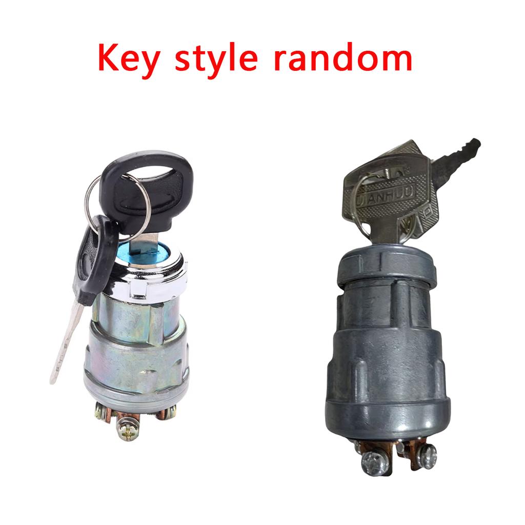 Universal Car Boat 12V 4 Position Ignition ON /OFF /Start Ignition Switch Lock with 2 Keys for Petrol Engine Farm Machines