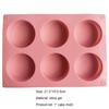 Cake Mold Food Grade Easy Release Reusable 6 Cavity Column Ice-cream Jelly Pudding Soap Mould Kitchen Tools