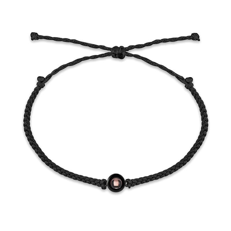 Projekční náramek Personalizované ručně vyráběné náramky pro pár Rodinný přítel Vánoční dárky k Valentýnu