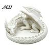 Unique Desk Decor 3D Printed Dragon Jewelry Tray, Coiled Figurine Key Bowl, Fantasy Ring Storage Tray Desktop Organizer for Earrings Necklaces,