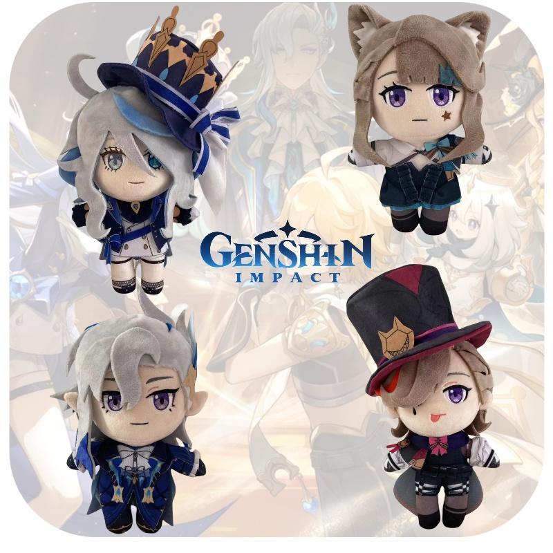 Original Anime Genshin Impact Plush Doll Wendy Klee Hu Tao Zhongli And More