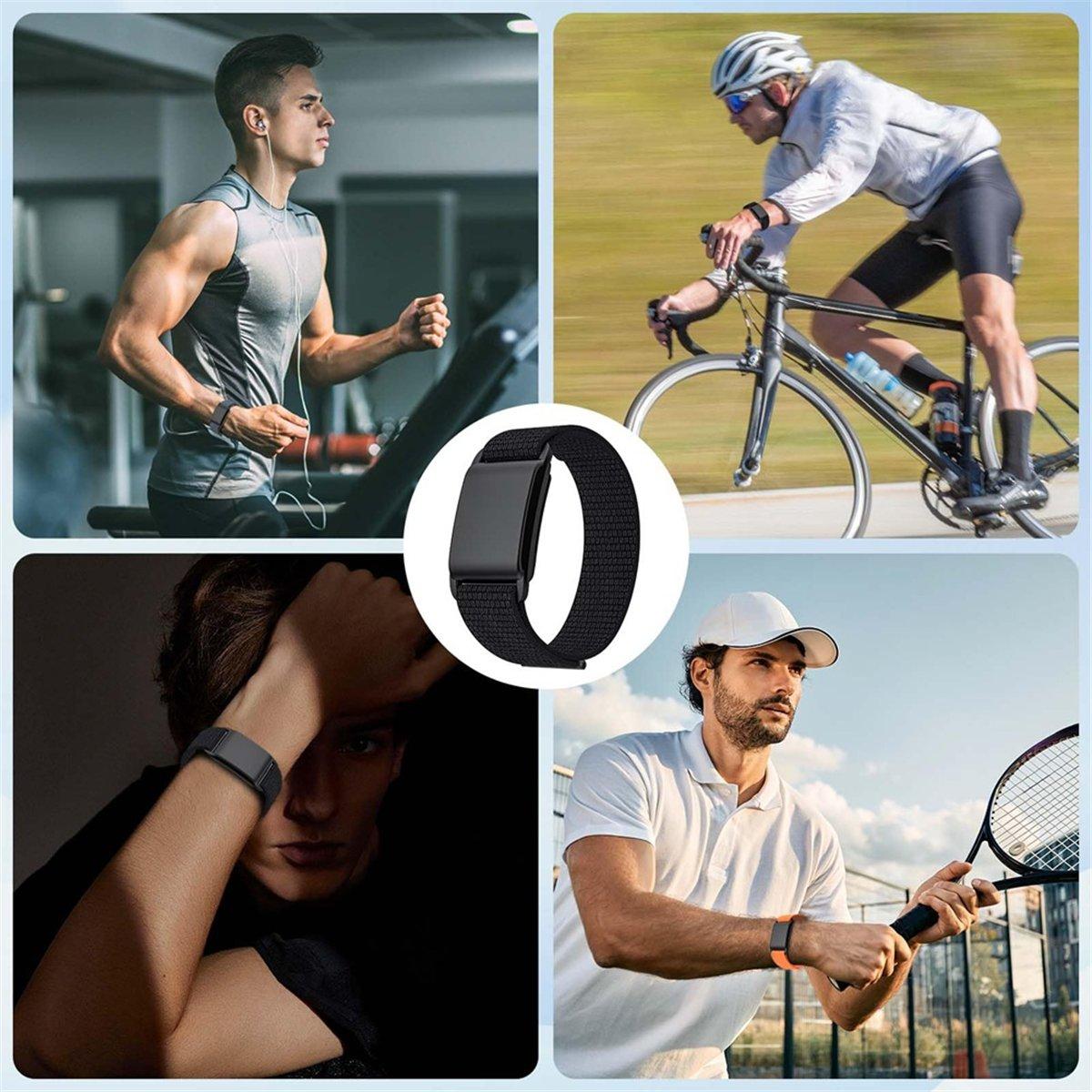 

Nylon Sport Band Compatible for Band 4.0 Strap Men Women with Bumper Case, Breathable Nylon Adjustable Waterproof China Mainland