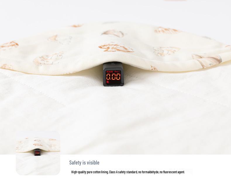 Newborn Pure Cotton Swaddle Blanket - 60g Lightweight Baby Quilt for Spring & Autumn