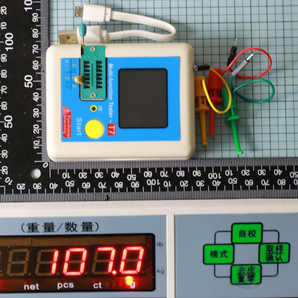 LCRT7 Multimeter with 35 inch TFT Display for Testing Transistors NPN PNP MOSFET LCR ESR and Circuit Components