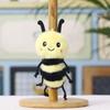 Cute Bee Plush Keychain With Pp Cotton Filling For Backpack Decor And Gift Idea