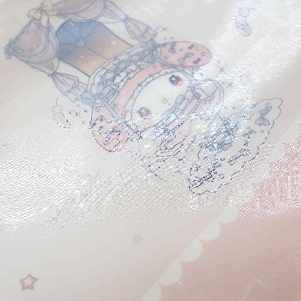 Marimo Craft My Melody x Dolly Pearl Mini Tote Bag, W280 x H200 x D100mm, SRDM-028