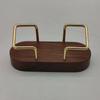 Card Storage Business Card Holder Walnut Wood Tabletop Shelf Wooden Card Rack Beech Wood Metal Cards Display Stand