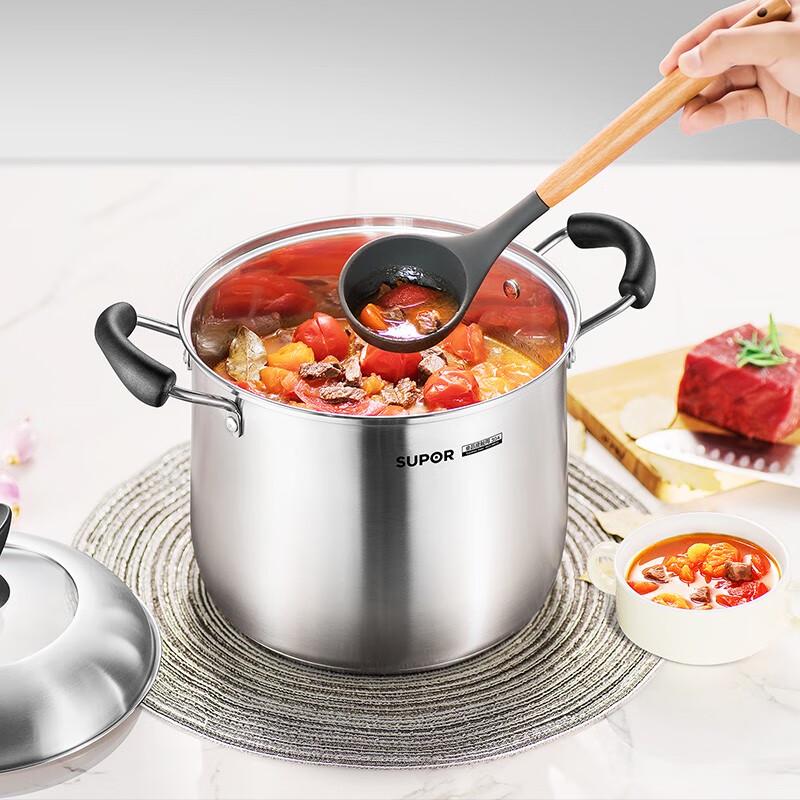 Supor 304 Stainless Steel Deep Soup Pot
