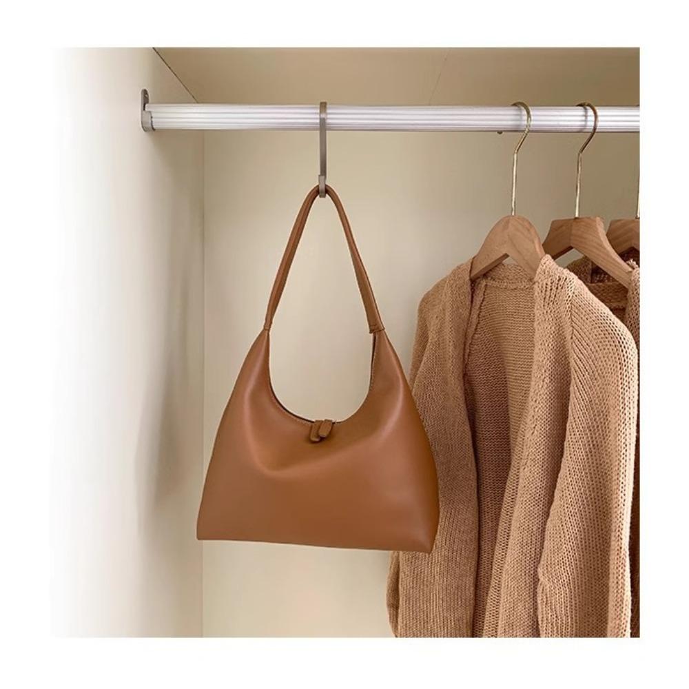 Versatile Portable Soft Leather Bag Shoulder Underarm Bag