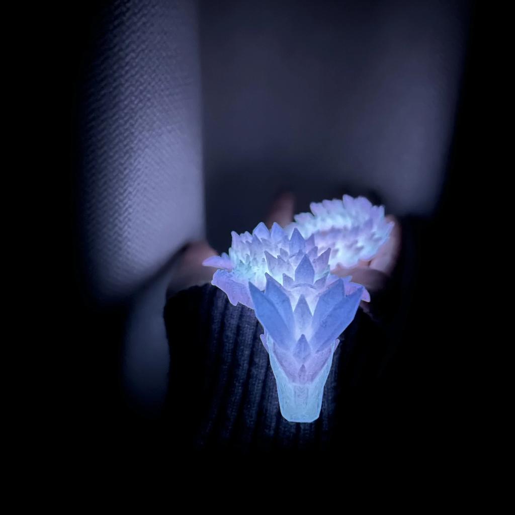 Socha Božského Draka, 3D tištěné noční světlo ve tvaru draka, dekorace do akvária, tématická stolní ozdoba do ložnice pro dospělé