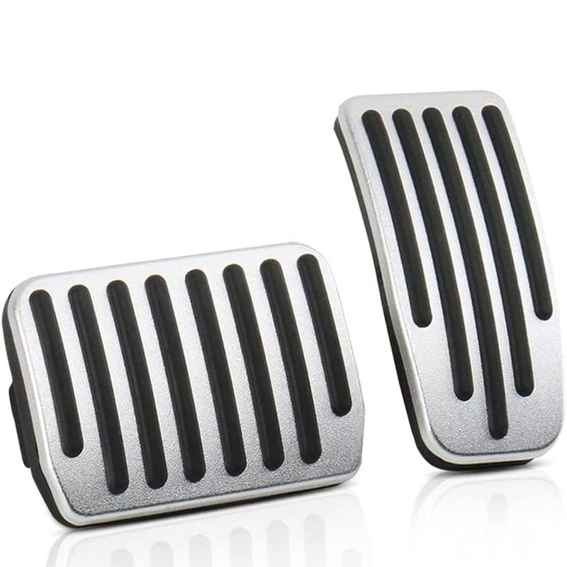 BEG1 For Tesla Model 3 Model Y Foot Pedal Pads Covers For Model 3 Y 2021-2025 Accessories Aluminum Alloy Accelerator Brake Pedal