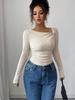 Women's Autumn Winter Knitwear Solid Color Elastic Leggings