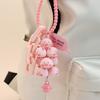 Chaveiros Kawaii de Porco de Desenho Animado Empilhados Sino Criativo para Mochila de Casal Estudante Decoração Pendurada Pulseiras para Capa de Celular
