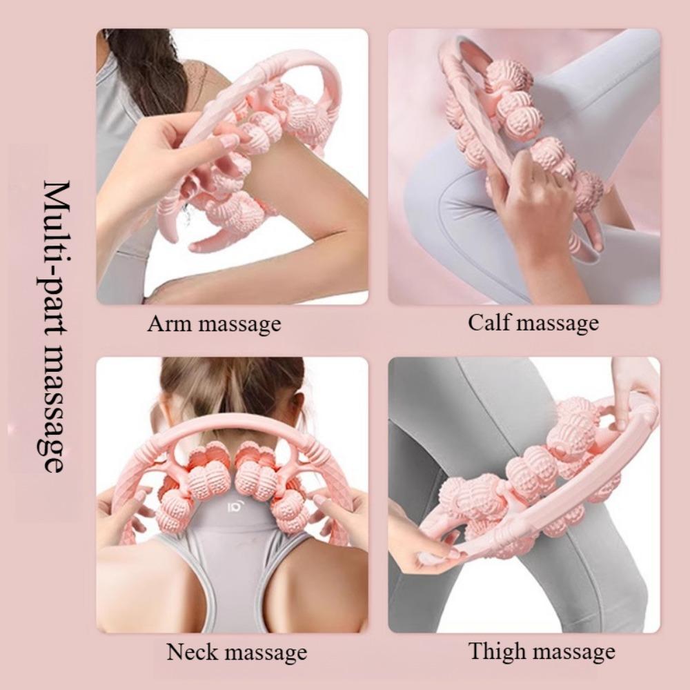 1PC Full Package Upgrade 32 Wheels Circular Massager Roller Leg Clamping Massager Dredge Meridians and Relax Thin Legs