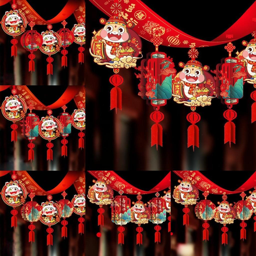 Of Year Snake Mascot Hanging Ornament Chinese New Year Decorations Pendants