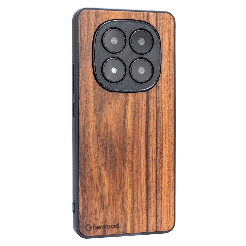 Bewood Wooden Case for Xiaomi Redmi Note 14 Pro 5G rosewood santos