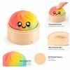 Multiple Gradient Colors Dumplings Blind Box Toy Baozi Fidget Button Toy  For Stress Anxiety Relief