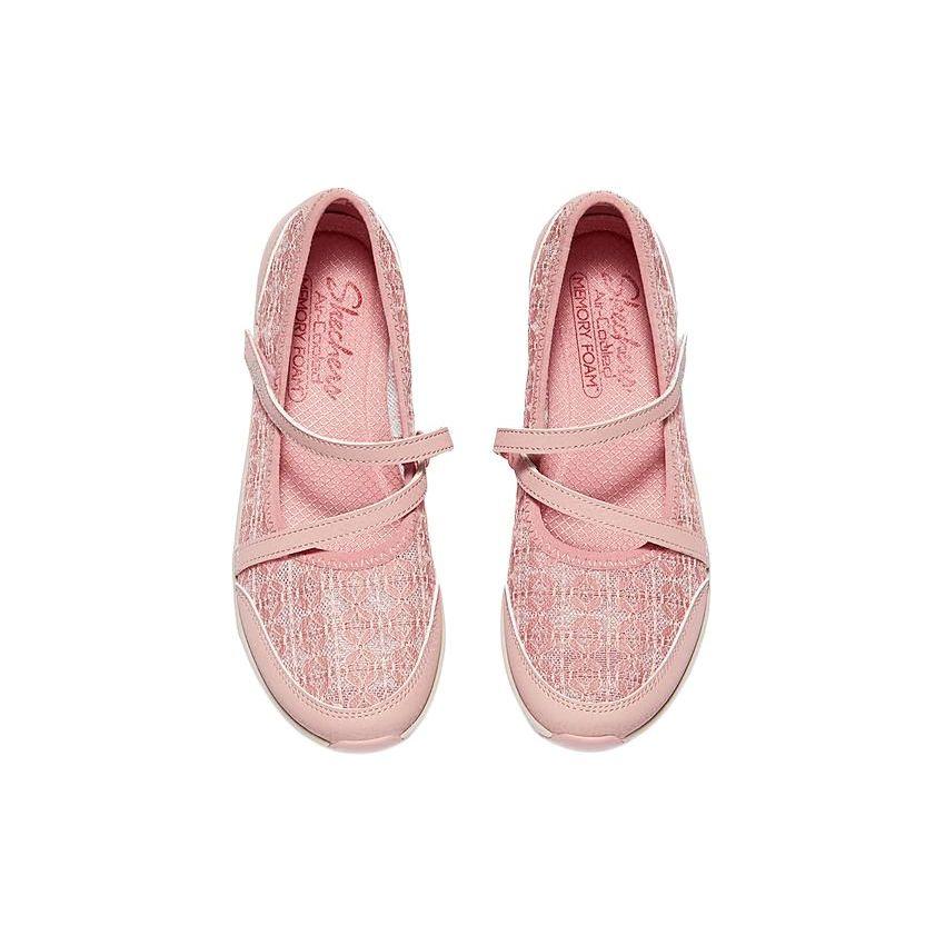 Skechers Универсальные Прочные Низкие Повседневные Кроссовки Женские Розовые 100624-ROS