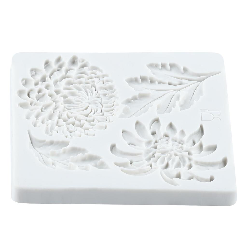 Daisy Flower Silicone Mold Chrysanthemum Fondant Molds Cake Decorating Tools Cupcake Topper Candy Sugar Craft Gum Paste Polymer Clay
