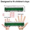 Baby Sound And Light Door Opening Green Retro Train Toys Children's Boy Simulation Universal Moving Car Plastic Model For Gifts