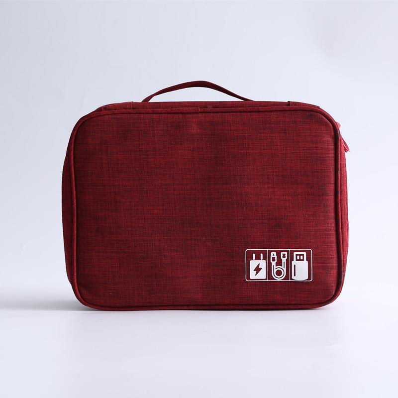 New Portable Data Cable and Digital Accessories Travel Bag