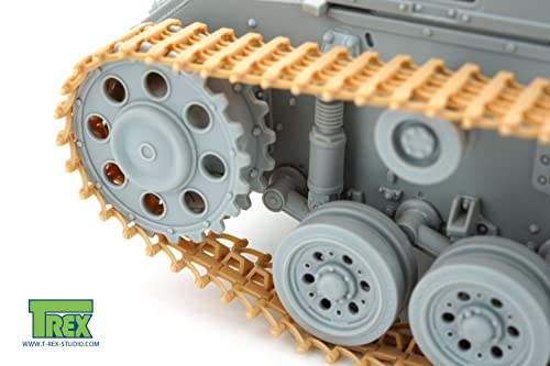 T-Rex Studio 1/35 Scale Model Kit for Panzer III/IV Tanks, Type 1 Short Tooth Rig, Plastic Model Parts, TR85032, Molded In Color