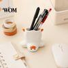 Playful Desktop Decor Upside Down Duck Pen Holder, 3D Printed Desk Organizer, Funny Holder Stationery Storage for Office School, Creative Gift