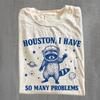 Houston Ho Tanti Problemi Maglietta Vintage Procione, Maglietta Grafica Divertente, ho 99 problemi maglietta, Maglietta Unisex Adulto Retrò Anni '90