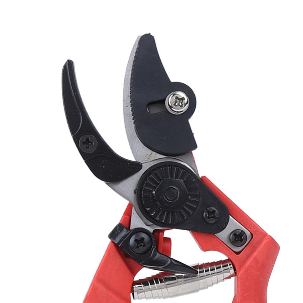Red Garden Scissors Hand Operated Picking Scissors Professional Bonsai Pruner