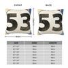 Herbie Number 53 Square Pillowcase Pillow Cover Cushion Throw Pillow For Home Bedroom Car