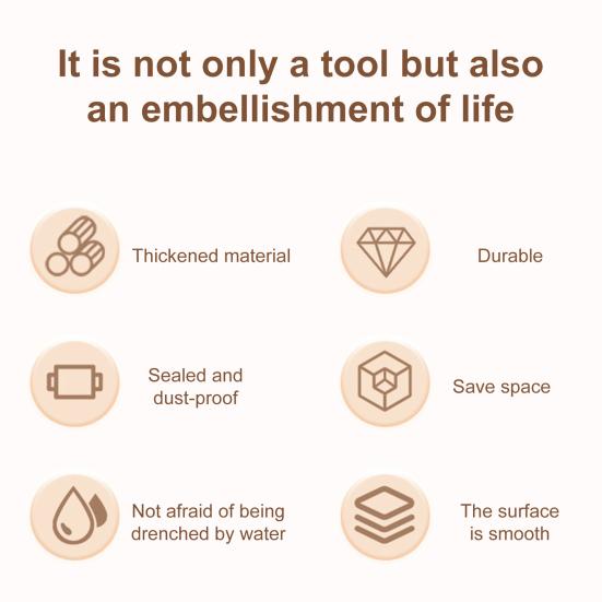 Storage Box Face Towels Holder Large Capacity Good Sealing Compact Design Portable Cosmetic Face Towels Storage Organizer