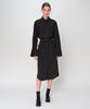 PAUL&ALICE Pleats Sleeve Shirt / Black