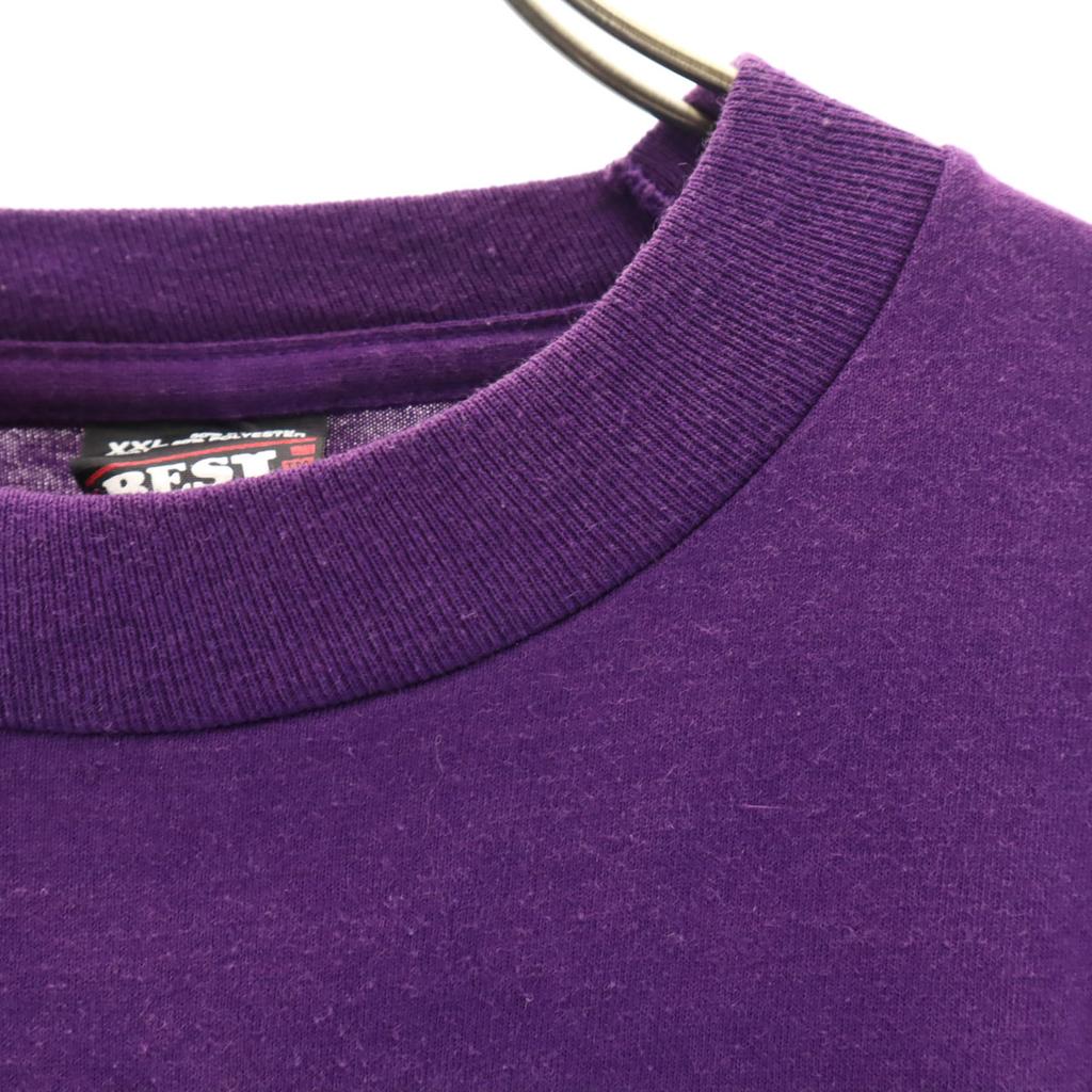 FRUIT OF THE LOOM NAJLEPSZA koszulka z krótkim rękawem z nadrukiem starej wiadomości Męska Używana